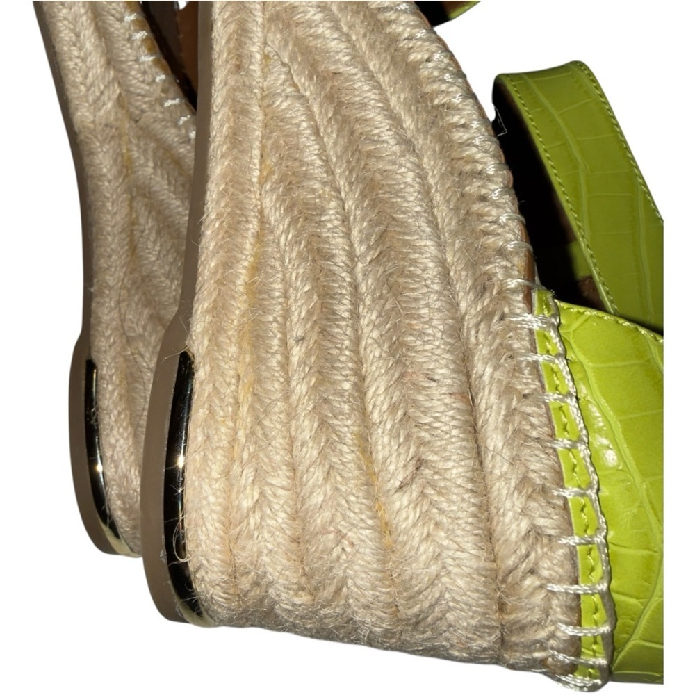 🌺NEW-𝐅𝐑𝐀𝐍𝐂𝐎 𝐒𝐀𝐑𝐓𝐎 𝐆𝐑𝐄𝐄𝐍 𝐂𝐋𝐄𝐌𝐄𝐍𝐒 𝐄𝐒𝐏𝐀𝐃𝐑𝐈𝐋𝐋𝐄 𝐖𝐄𝐃𝐆𝐄 𝐒𝐀𝐍𝐃𝐀𝐋𝐒 - Picture 5 of 7